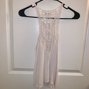 Chloe & Katie White Dressy Tank